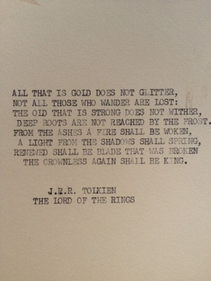 : Typewriters Quotes, J R R Tolkien, Quotes Lord Of The Rings, Quotes ...