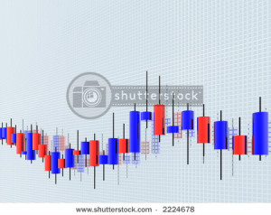 Candlestick chart Stock Photos, Illustrations, and Vector Art