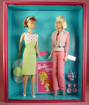 2014 barbie gift set double date 50th anniversary 4 dolls barbie midge