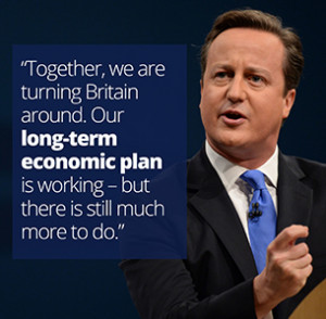 ... working hard to secure a better future for Britain through our plan
