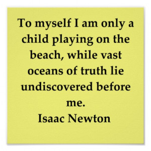 sir isaac newton quote posters