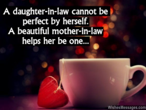 -in-law cannot be perfect by herself. A beautiful mother-in-law ...