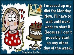 messed up my diet for Monday....