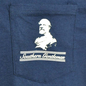 Robert E. Lee Southern Gentleman Pocket Tee Shirt