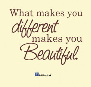 being different is beautiful quotes