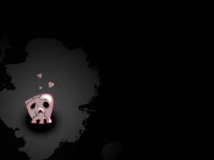 EMO Sad Love Skull wallpapers