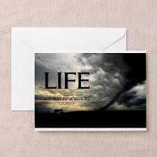 Inspirational Quote on a Greeting Card for