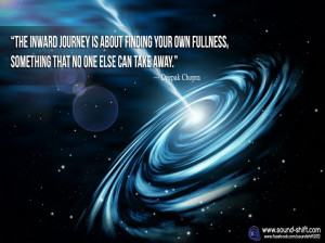 The inward journey is about finding your own fullness, something that ...