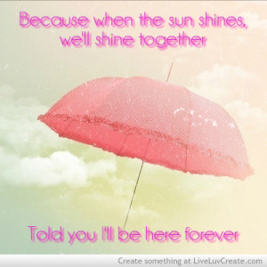 ... cute, love, pretty, quote, quotes, rihanna, umbrella, umbrella lyrics