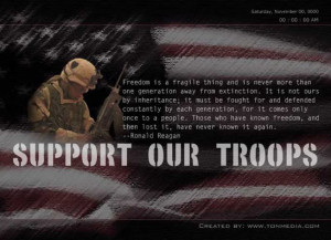 All Graphics » support our troops