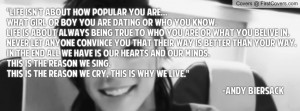 Andy Biersack Quotes Profile Facebook Covers