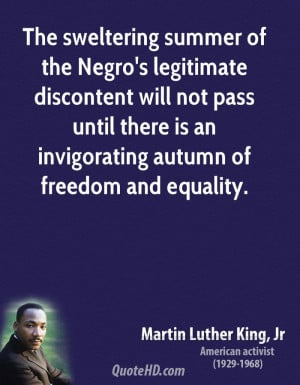 ... pass until there is an invigorating autumn of freedom and equality