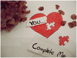You complete me