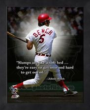 Johnny Bench Cincinnati Reds MLB Pro Quotes Photo 12