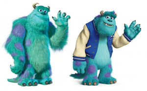 ... de los personajes desde Monsters Inc. y Monsters University