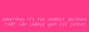Pink Life Quote Facebook Covers for your FB timeline profile! Download ...