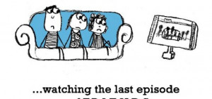 Sadness is, watching the last episode of F.R.I.E.N.D.S.