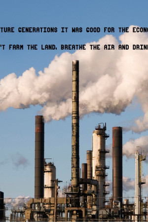 ... installations industrielles texte des citations de pollution Wallpaper
