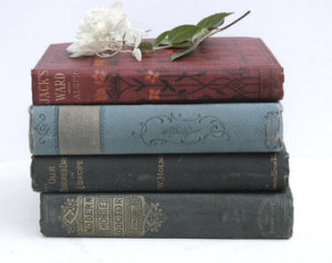1880s Book Stack Including First Ed ition Oliver Wendell Holmes ...