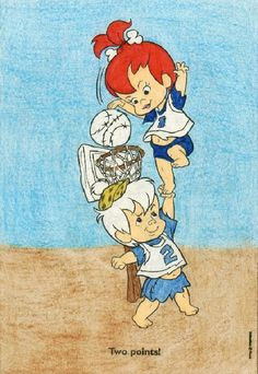 pebbles and bam bam more comics art pebble and bam bam tattoo bambam ...