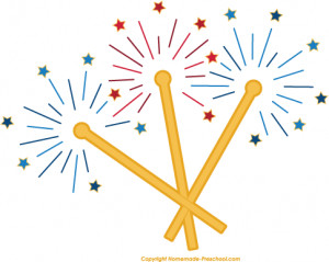 Fun And Free Fireworks Clipart