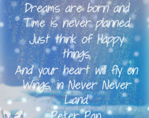 Popular items for peter pan quote