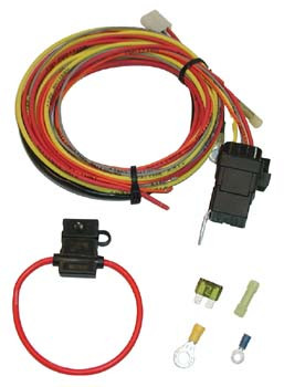 relay wiring kits are a must have when installing an electric fan