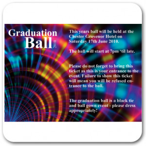 Graduation Ball ticket