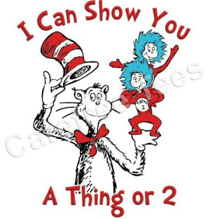 Dr. Seuss Thing 1 and 2