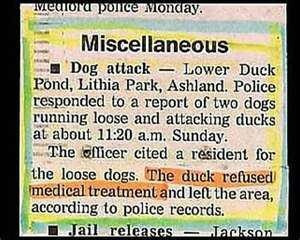 The ducks refused medical treatment