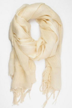 love quotes italian linen scarf in beach, $88
