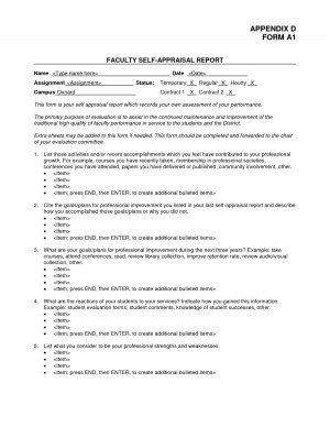 Self Appraisal Doc picture