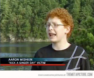 funny ginger kid glasses