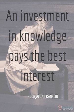 We invest both time and money heavily into knowledge. It certainly ...