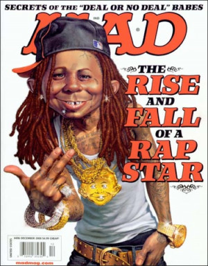 Thanks to Nah Right for steering us toward the goofiest Lil Wayne art ...