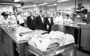 ... the kitchen to get to the stage of Miami's Eden Roc Resort in 1958