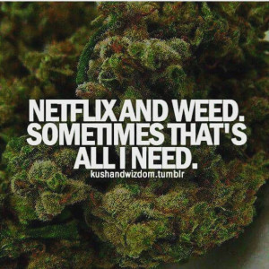 Netflix & #Weed #AlliNeed #Koolin #HappySaturday #PrisonBreak