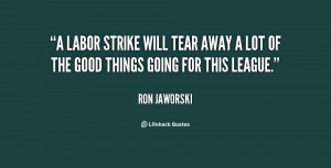 Labor Strike Quote