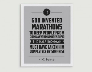 70.3 Half Ironman Triathlon Retro Print - Sports Quote Art ...
