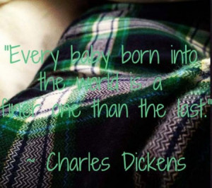 Charles Dickens Baby Quote