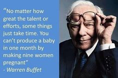 great quote by Warren Buffet! Have a productive week ...