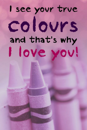 Cyndi Lauper Lyrics True Colors Quote