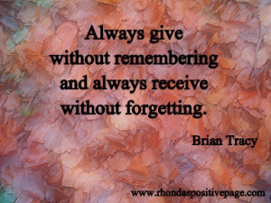 Brian Tracy Inspirational Quote