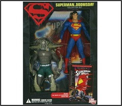DC Direct Superman VS Doomsday Action Figure Collector Set