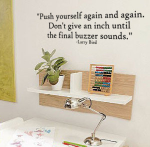 Larry Bird Quote Wall Decal