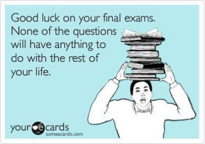 Final exams