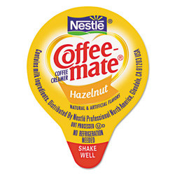 Coffee-Mate® Liquid Coffee Creamer, Hazelnut, 0.375 oz Cups, 180 ...