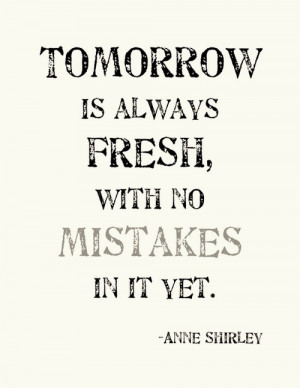 anne shirley, hope, phrases, quotes, tomorrow