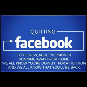 Haha! I closed my facebook account! Let’s see!!!!! (^-^)/ #quotes ...