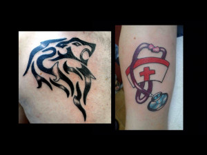 ... 768 jpeg 138kB, Grey Ink Tribal Leo Zodiac Tattoo On Back Shoulder